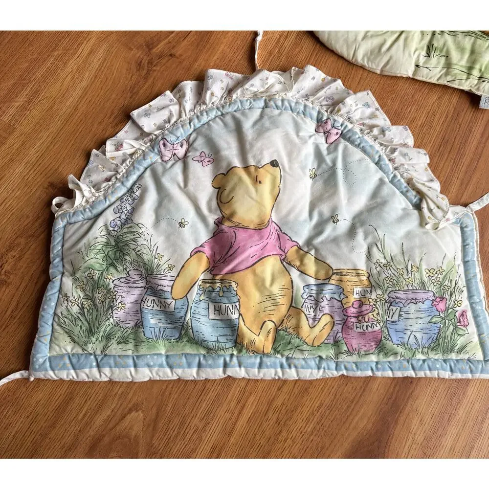 1990s Winnie the Pooh Nursery Bedding Set - 7 pieces